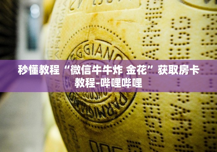 房卡必备教程“15元100张房卡代理”获取房卡教程-哔哩哔哩